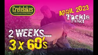 Crete Lakes April 2023 3 x 60s Reviews Rigs Lake Updates [upl. by Assilana282]