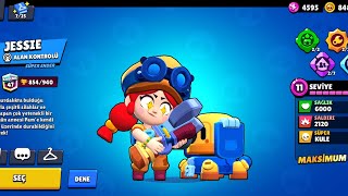 BRAWL STARS JESSIE 900 KUPA SAVAŞ TOPU [upl. by Adnael]