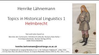 Topics in Historical Linguistics 2024 no 1 Helmbrecht Henrike Lähnemann [upl. by Urquhart]