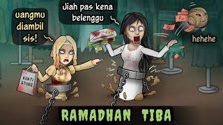 PASAR SETAN MENJELANG RAMADHAN  Uang Pada Hilang HORORKOMEDI Kartun Lucu  Animasi Kartun Hantu [upl. by Arlie]