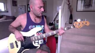 Sleeping Satellite  Tasmin Archer Bass Cover 1977 Fender Jazz Bass [upl. by Irmgard]