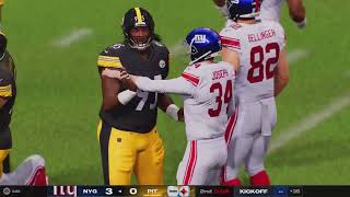 🏈 Steelers vs Giants MNF Showdown 💥 Madden 25 PS5 🎮 [upl. by Welker]