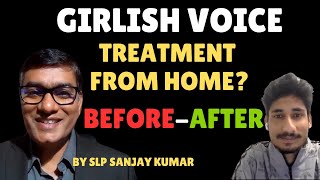 Transform Your Voice at Home  Cure Girlish Voice with slpsanjaykumar  A Guy from Canada [upl. by Lleuqar604]