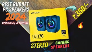 Best Budget Gaming Speakers For PCLaptop ⚡ Ant Esports GS170  Review 🔥 [upl. by Neik62]