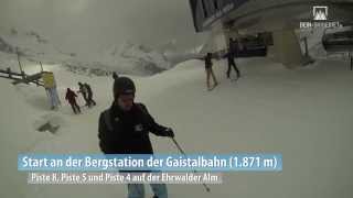 GaistalAbfahrt HochfeldernAbfahrt und FeldernangerAbfahrt auf der Ehrwalder Alm [upl. by Ailemac]