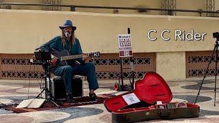 Busking in Alicante Spain  C C Rider [upl. by Eusoj]