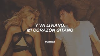 Shakira  Gitana video oficial Letra [upl. by Hallsy989]