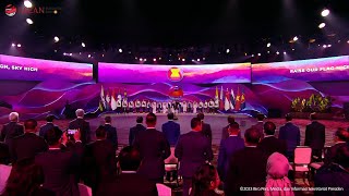 ASEAN Anthem  Closing Ceremony of 43rd ASEAN Summit Indonesia 2023 [upl. by Harty]