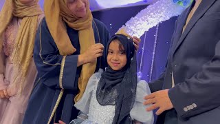 👑Honoring Fatima Masud 7 yrs  Fatima was crowned by her Parents for memorization of Entire Quran🥰 [upl. by Rebbecca]