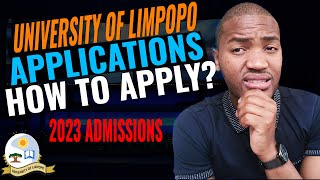 University of Limpopo  How to apply at UL for 2023 online  Full guide [upl. by Evelc]