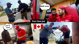 My part time job in canada🇨🇦  International student  Vlog [upl. by Bently360]