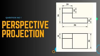 Perspective Projection  Question no 1 perspectivedrawing drawingtips ioe pu KU ctevt [upl. by Nitsrek549]