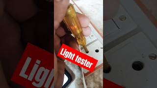 Light tester 💪💪💪 electrician lightworker wiring ngg1134 [upl. by Ecad799]