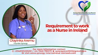 Requirements to Work as a Nurse in Ireland [upl. by Lleinad108]