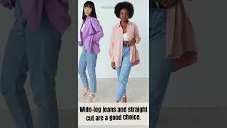 Best Bottoms for The Inverted Triangle Body Shape  How To Choose Flattering Jeans Skirts amp Shorts [upl. by Eimaral]