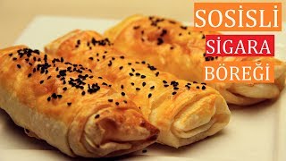 Sosisli Sigara Böreği Sigara Böreği Börek Tarifleri [upl. by Ardeha]