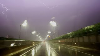 ASMR Highway Driving at NightSome Rain  Yangsan to Seoul Korea No Talking No Music [upl. by Azitram629]