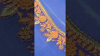 machine embroidery designs blousedesign video viralshort [upl. by Naryk]