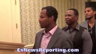 Must See Shane Mosley Smacks Cigar Out of Mayorgas Mouth in Faceoff  EsNews [upl. by Vasquez115]