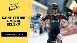 TOUR DE FRANCE 2022  ÉTAPE 14  SAINTÉTIENNE › MENDE 1925KM [upl. by Elyr]