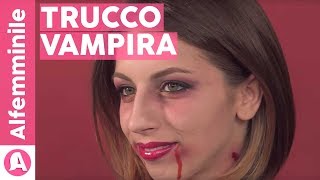 Halloween come realizzare il trucco da vampira [upl. by Esilehc]