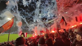 PYRO FEYENOORD  PSV 240124 🇳🇱 KNVB Beker De Kuip Fireworks Bombs Rotterdam Atmosphere Sfeer FEY [upl. by Dagna]