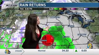 KCRG First Alert Forecast Wednesday afternoon March 6 [upl. by Notgnihsaw]