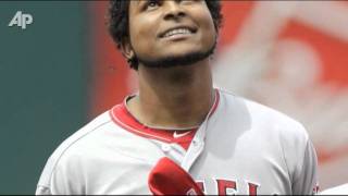 Ervin Santana Pitches NoHitter for Angels [upl. by Drucie]