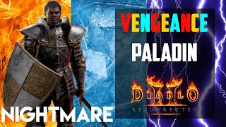 Lets Play Diablo 2 Resurrected  Vengeance Paladin Guided Playthrough Pt 2 Nightmare [upl. by Eboh]