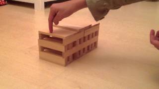 How to build a House with Kapla Blocks [upl. by Yendroc]