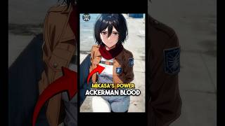 Eren unlock founding Titan power for mikasa anime attackontitanedit mikasa hindi [upl. by Yerffoj]