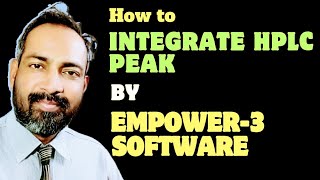 hplc peak integration  empower 3 software in waters HPLC  peak processing [upl. by Cassondra100]