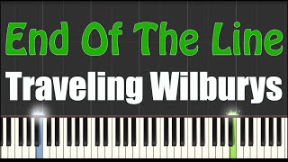 End of the Line  Traveling Wilburys  Piano Tutorial [upl. by Alue]