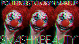 Scary Clown Halloween Makeup Tutorial 2019 SMASHINBEAUTY [upl. by Terrill]