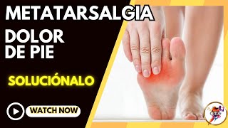 MASAJE para el dolor de pie METATARSALGIA [upl. by Aelaza]