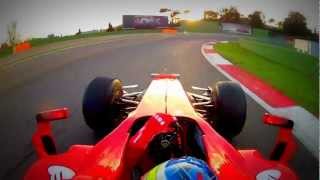 Riccardo Agostini F1 Ferrari F60 Vallelunga 2012 GoPro [upl. by Trakas]