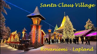 Best of Santa Claus Village at Arctic Circle Rovaniemi Lapland Finland Father Christmas compilation [upl. by Colas157]