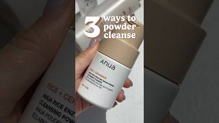 How to use powder cleanser 3 ways cleanser anua skincare101 kbeautyskincare cleansers [upl. by Rainer579]