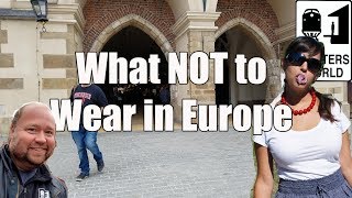 5 Things American Tourists Shouldnt Wear in Europe [upl. by Orsa]