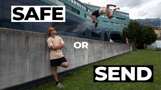 NEW Parkour Game  SEND or SAFE  Skill Mode 16 [upl. by Nnair]