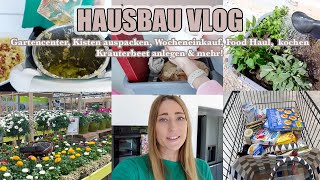 Gartencenter Kisten auspacken Wocheneinkauf  Haul Kräuterbeet anlegen kochen amp mehr 🌸StefanieLe [upl. by Severson]