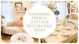 Charming French Cottage Decorating Ideas for Every Room 💝 Shabby Chic Home tour 💝 [upl. by Cheyney]