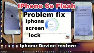 How to flash all iphone device  Iphone 6 iphone 6s iphone flash iPhone restore  iphone flashing [upl. by Nileek]