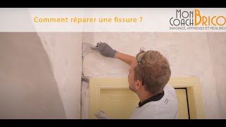 Comment traiter une fissure toile de verre ou mastic [upl. by Joline]