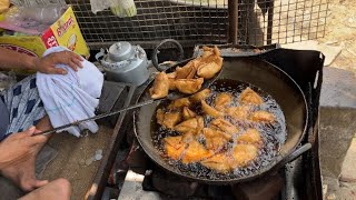 Most famous samose in meerut streetfood samose samosarecipe [upl. by Cirad]