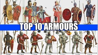 Top 10 Most Effective Armours in History PreModern [upl. by Ailimat]