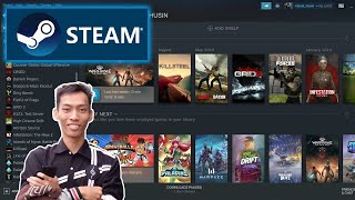 Tutorial Top Up Saldo Beli Game dan Main Game Gratis di Steam [upl. by Tessi]