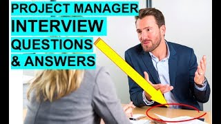 PROJECT MANAGER Interview Questions and Answers [upl. by Nahama]