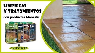 Limpiezas y tratamientos de suelos con Productos MONESTIR [upl. by Ahse]