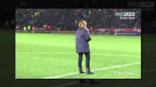 Sam Bailey Official Sings Skyscraper Live King Power Stadium Dec 2013 [upl. by Eidarb]